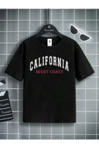 twins tailors California Printed 3 Pack Unisex Black-Sax Blue-Orange Kids T-Shirt/T-Shirt - Image 4