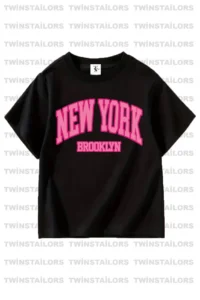 twins tailors Teddy Printed 3 Sets Paket Black Girls' T-Shirt - Image 3