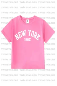 twins tailors Cherry Printed 3 Pack White-Pink-Black Girls' T-Shirt - Image 3