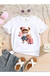 twins tailors New York Printed 3-Pack White Girls' T-Shirt - Image 4
