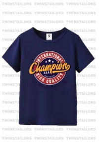 twins tailors Hawkıns High School Printed 3-Pack Unisex White-Navy Blue-Sax Blue Children's T-Shirt - Image 3