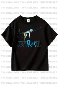 twins tailors Ricky Printed 3-Pack Unisex Saks Blue-black-orange Children's T-shirt - Image 4