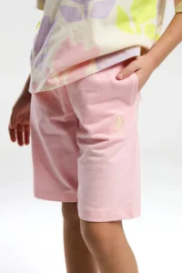 US Polo Assn. Girls' Pink Bermuda Set - Image 4