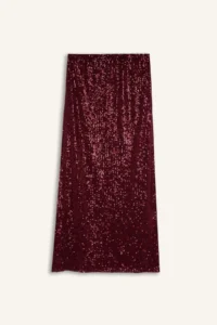 DeFacto A Cut Normal Waist Sequined Fabric Maxi Skirt - Image 7