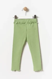 Minipodyum Girls Ruffle Detail Leggings