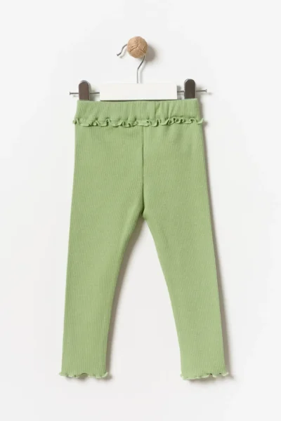 Minipodyum Girls Ruffle Detail Leggings
