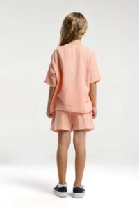 US Polo Assn. U.s. Polo Shirt Assn Girls' Pink Shorts Set - Image 5