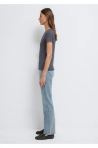 Mavi Anthracite (TENCEL™) Basic T-Shirt Slim Fit / Slim Fit -83620 - Image 4