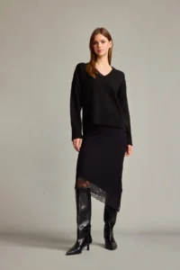 DeFacto slim Fit Normal Waist Midi Skirt