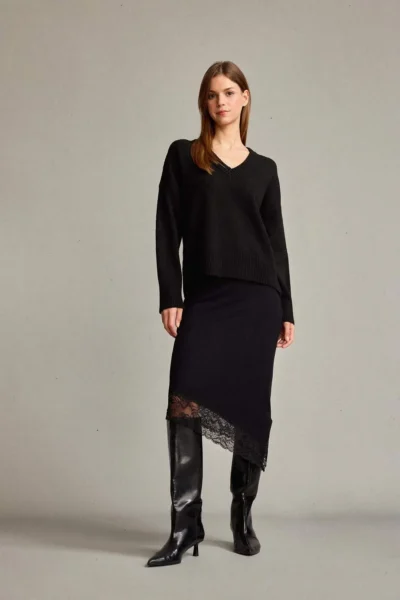 DeFacto slim Fit Normal Waist Midi Skirt