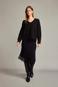 DeFacto slim Fit Normal Waist Midi Skirt - Image 3