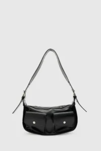 Shule Bags Diana Vintage Baget Bag Black
