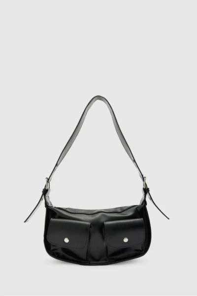 Shule Bags Diana Vintage Baget Bag Black