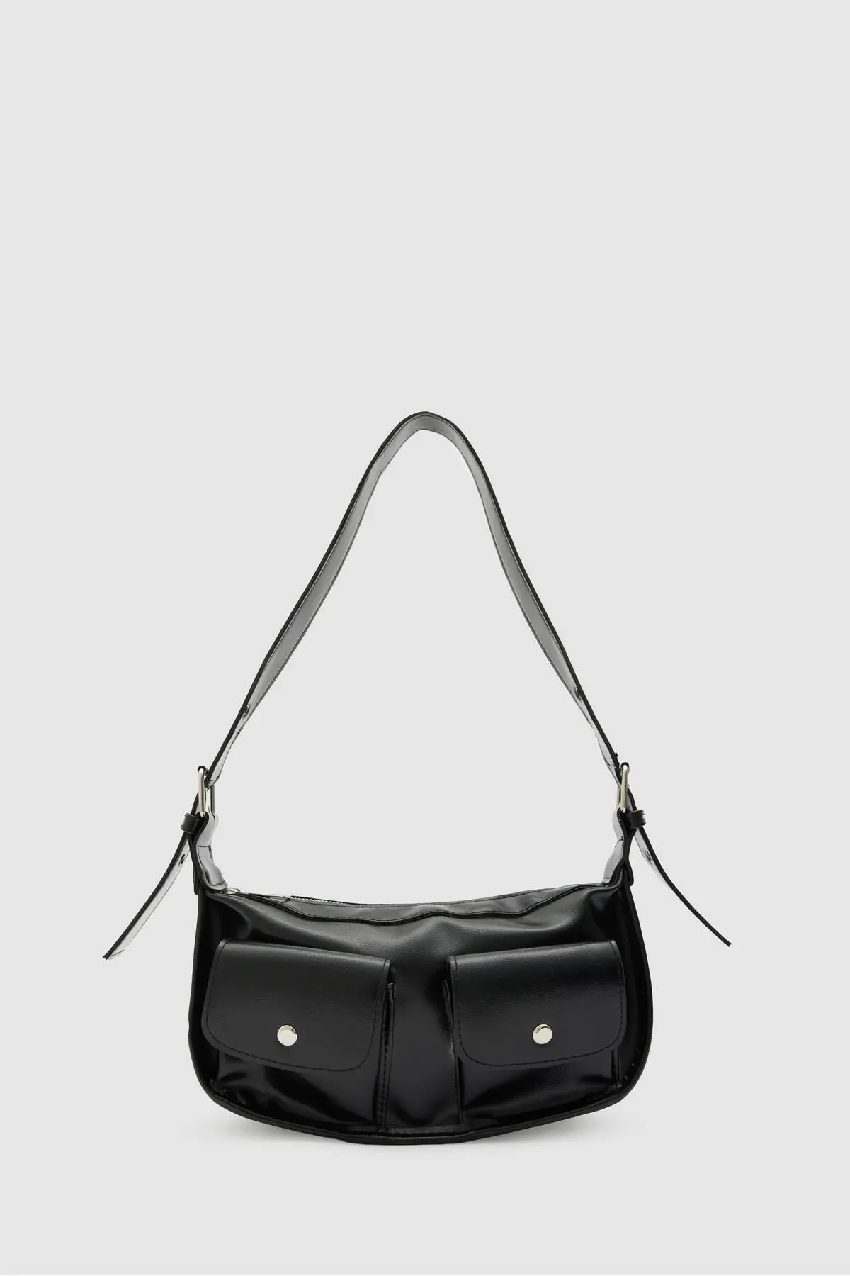 Shule Bags Diana Vintage Baget Bag Black