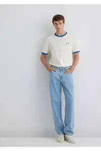 Mavi Mitte Street Light Blue denim Jeans Trousers -89518 - Image 2