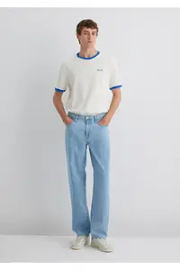 Mavi Mitte Street Light Blue denim Jeans Trousers -89518 - Image 3