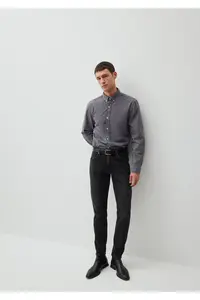 Mavi London Classic denim Anthracite Smoke Jeans Pants -87848 - Image 3