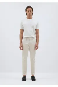 Mavi Milan chino Premium Edition Ecru Jeans Pants 0010302-87946 - Image 2