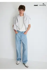 Mavi Atlanta Mediterranean Light Blue Jean Trousers -88001