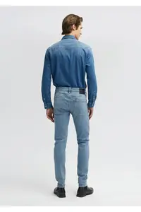 Mavi Kvnç Black Shaded Light Indigo Blue Jeans Trousers - Image 4
