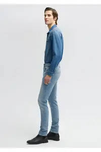 Mavi Kvnç Black Shaded Light Indigo Blue Jeans Trousers - Image 5