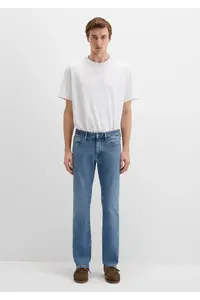 Mavi Hunter 90s Misty Vintage Light Blue Jeans Trousers 89268 - Image 3
