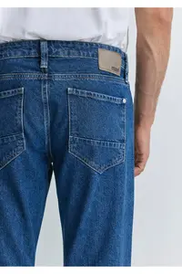 Mavi Hunter 90s Indigo Blue Jeans Trousers 733 - Image 7