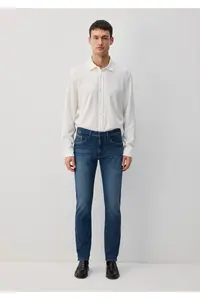 Mavi Marcus Lux Black Indigo Blue Jeans Trousers 349 - Image 4
