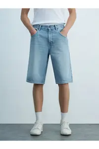 Ltb Martıe Casual Cut Jeans Bermuda - Image 2