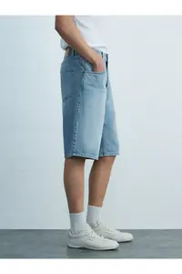 Ltb Martıe Casual Cut Jeans Bermuda - Image 4