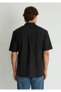 Mavi Black Tencel Tm Lyocell Shirt Loose Fit / Loosely Comfortable Cut -900 - Image 4