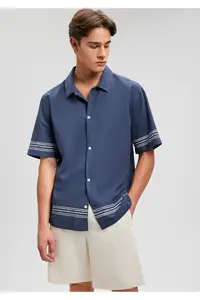 Mavi Shirt Loose Fit / Bol Rahat Kesim -80790 - Image 3