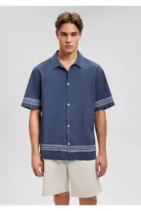 Mavi Shirt Loose Fit / Bol Rahat Kesim -80790 - Image 4