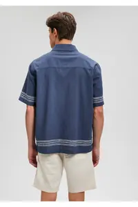 Mavi Shirt Loose Fit / Bol Rahat Kesim -80790 - Image 5
