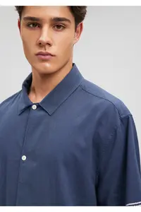 Mavi Shirt Loose Fit / Bol Rahat Kesim -80790 - Image 6