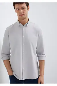 Mavi Gray Shirt Regular Fit / Normal Cut -70086 - Image 2