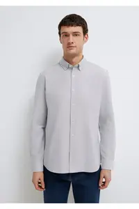 Mavi Gray Shirt Regular Fit / Normal Cut -70086 - Image 3