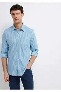Mavi Striped Shirt slim Fit / Narrow Kesim -91579 - Image 3