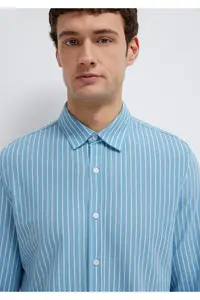 Mavi Striped Shirt slim Fit / Narrow Kesim -91579 - Image 7