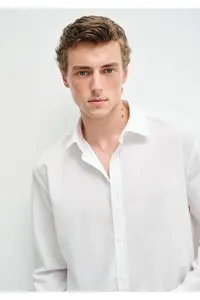 Mavi White Shirt Regular Fit / Normal Cut -85310 - Image 6
