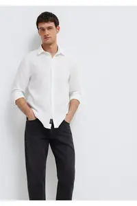 Mavi White Shirt slim Fit / Narrow Kesim -620