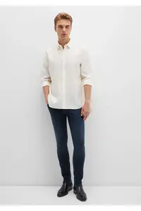 Mavi Ecru (TENCEL™) Lyocell Shirt Regular Fit / Normal Cut -70057 - Image 2