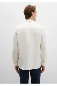 Mavi Ecru (TENCEL™) Lyocell Shirt Regular Fit / Normal Cut -70057 - Image 4