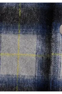 Mavi Wool Blend Checkered Shirt Loose Fit / Loosely Comfortable Cut -91301 - Image 7