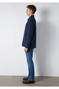 Mavi Navy Blue Shirt with Pockets Regular Fit / Normal Cut -70490 - Image 4