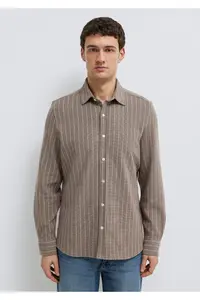 Mavi Striped Shirt Regular Fit / Normal Cut -91553 - Image 3