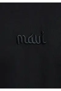 Mavi Logo Printed Black T-Shirt Loose Fit -900 - Image 7