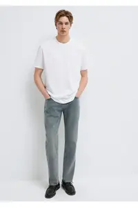 Mavi Logo Printed White T-Shirt Loose Fit -620 - Image 3