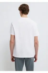 Mavi Logo Printed White T-Shirt Loose Fit -620 - Image 6