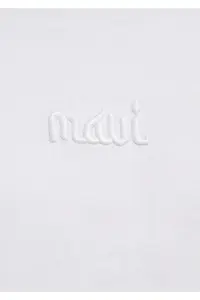 Mavi Logo Printed White T-Shirt Loose Fit -620 - Image 8
